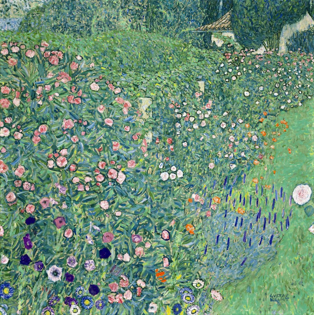 Gustav Klimt Giardino italiano quadro paesaggio