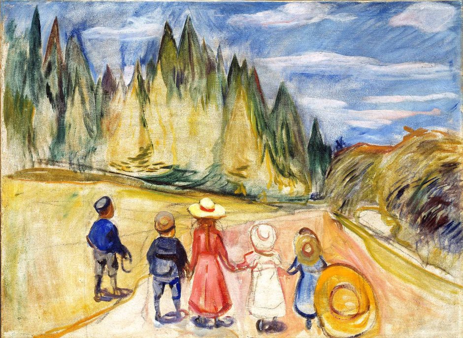 Edvard Munch, La foresta delle fiabe, 1901-02