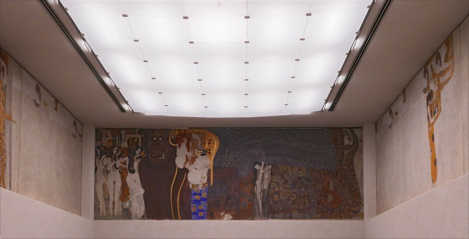 Gustav Klimt, Fregio di Beethoven, 1902, ambiente