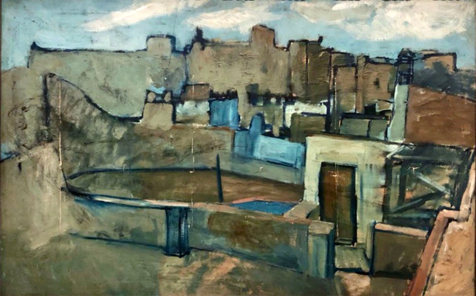 Pablo Picasso, I tetti di Barcellona, 1903