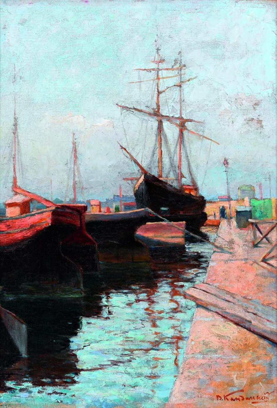 Vassily Kandinsky, Porto di Odessa, 1898