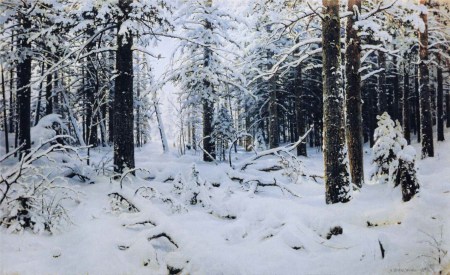 Ivan Šiškin, Inverno, 1890